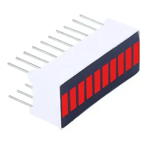 LED بارگراف 10 بیتی قرمز
