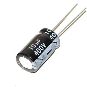 خازن الکترولیتی 10 ميكروفاراد 400 ولت 10uF/400V