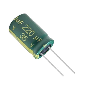 خازن الکترولیتی 220 میکرو فاراد 35 ولت 220uF/35V