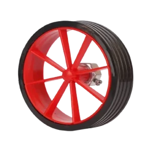 چرخ ربات 100mm با بوش فلزی