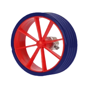 چرخ ربات 70mm با بوش فلزی