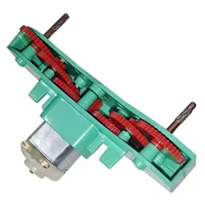 گیربکس پلاستیکی دو شفت (دو طرفه) 10 دنده با موتور