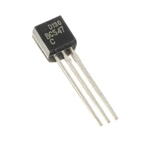 ترانزیستور BC547 نوع NPN پکیج TO-92