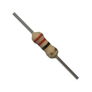 مقاومت 22 اهم 1/2 وات ±5% کربنی (22 Ohm)