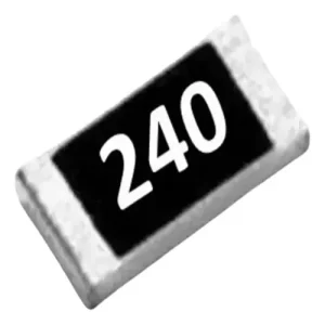 مقاومت 24 اهم SMD پکیج 1206 با کد 240
