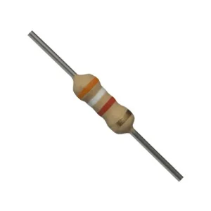 مقاومت 3.9 کیلو اهم 1/4 وات ±5% کربنی (3.9K Ohm)