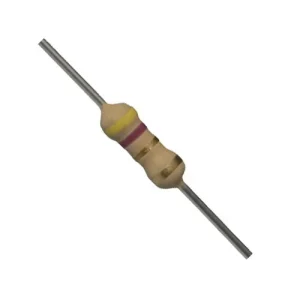 مقاومت 4.7 اهم 1/4 وات ±5% کربنی (4.7 Ohm)