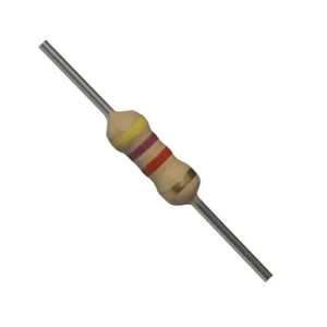 مقاومت 4.7 کیلو اهم 1/4 وات ±5% کربنی (4.7K Ohm)