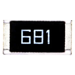 مقاومت 680 اهم SMD پکیج 1206 با کد 681
