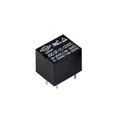 رله 12 ولت 10 آمپر برند LIMING پایه میلون سری T73 کد JQC-3F-1C-12VDC