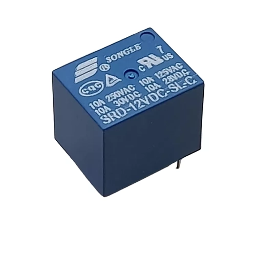 رله 12 ولت 10 آمپر برند SONGLE پایه میلون سری T73 کد SRD-12VDC-SL-C