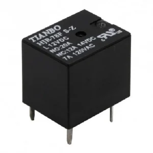 رله 12 ولت برند TIANBO بچه میلون سری T78 کد HJR-78F-S-Z