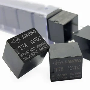 رله 12 ولت بچه میلون سری T78 برند LIMING کد T78-12VDC
