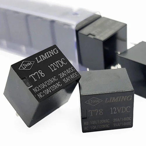 رله 12 ولت بچه میلون سری T78 برند LIMING کد T78-12VDC