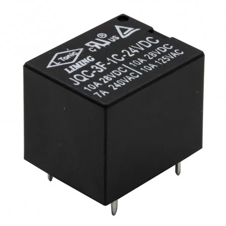 رله 24 ولت برند LIMING پایه میلون سری T73 کد JQC-3F-1C-24VDC