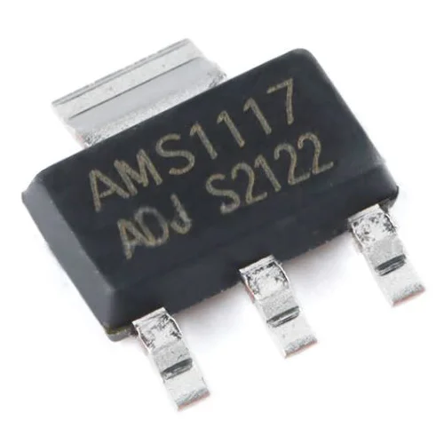 رگولاتور ولتاژ قابل تنظیم AMS1117-ADJ SMD پکیج SOT-223