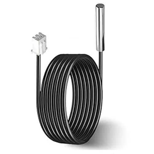 سنسور دمای NTC 10k ضد آب با سیم 50 سانتیمتر و پوشش استیل ضد زنگ