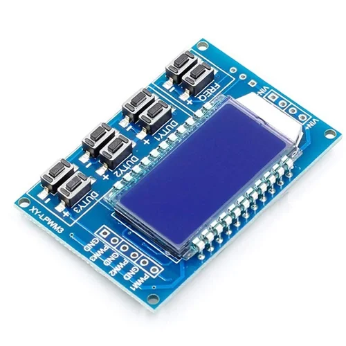 ماژول سیگنال ژنراتور PWM سه کانال مدل HW-752 به همراه نمایشگر