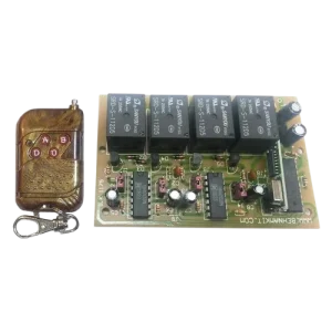 کیت ریموت کنترل چهار کانال قابل برنامه ریزی