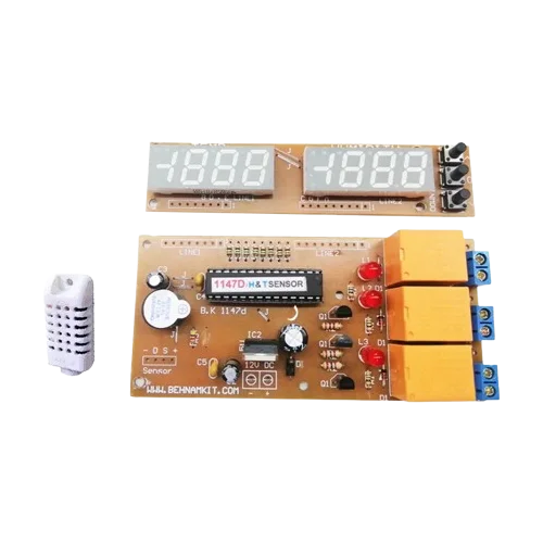کیت کنترل دما و رطوبت با سنسور دیجیتال