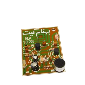 کیت میکروفون مخفی فرستنده صوتی کوچک رادیویی