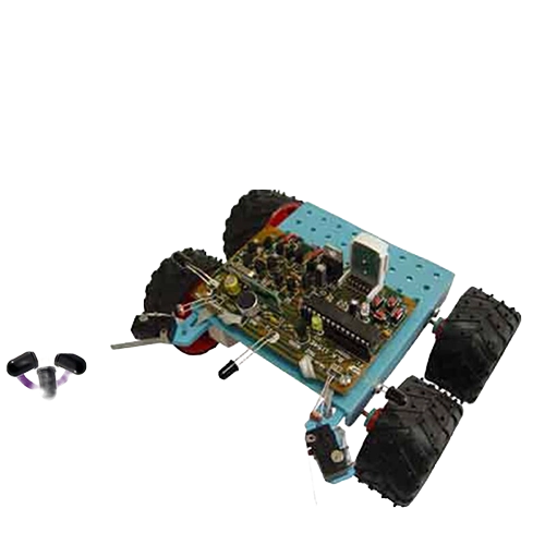 کیت روبات 6 کاره / ماز، ریموت، نوریاب، اتش یاب، صدا و کنترل دستی