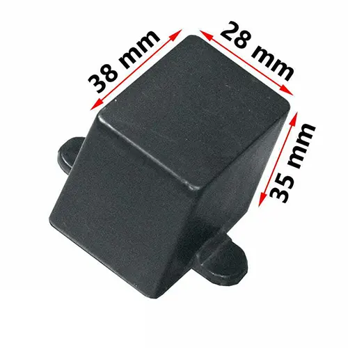 جعبه گوشواره‌ای 4 × 3 مشکی