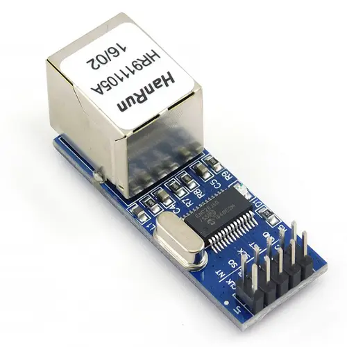 ماژول شبکه ENC28J60 مدل مینی