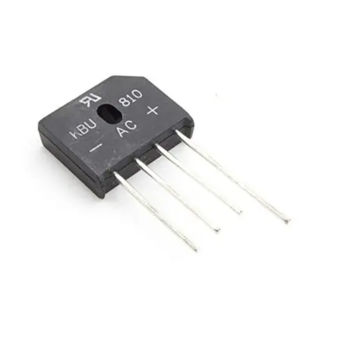 پل دیود 1000 ولت 8 آمپر شانه ای KBU810