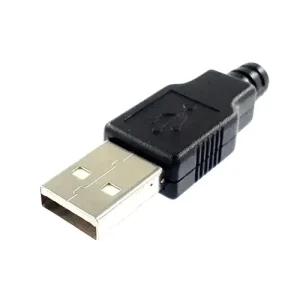 کانکتور نری USB Type A | کاور مشکی