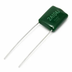 خازن پلی‌استر 100nF/100V 5% | 2A104J